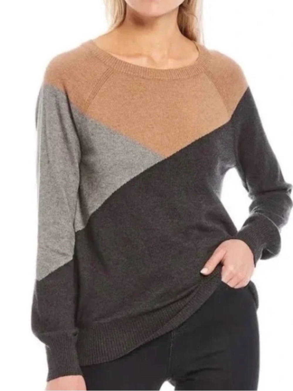 PrAna Havaar Color-Block Merino Wool Blend Sweater